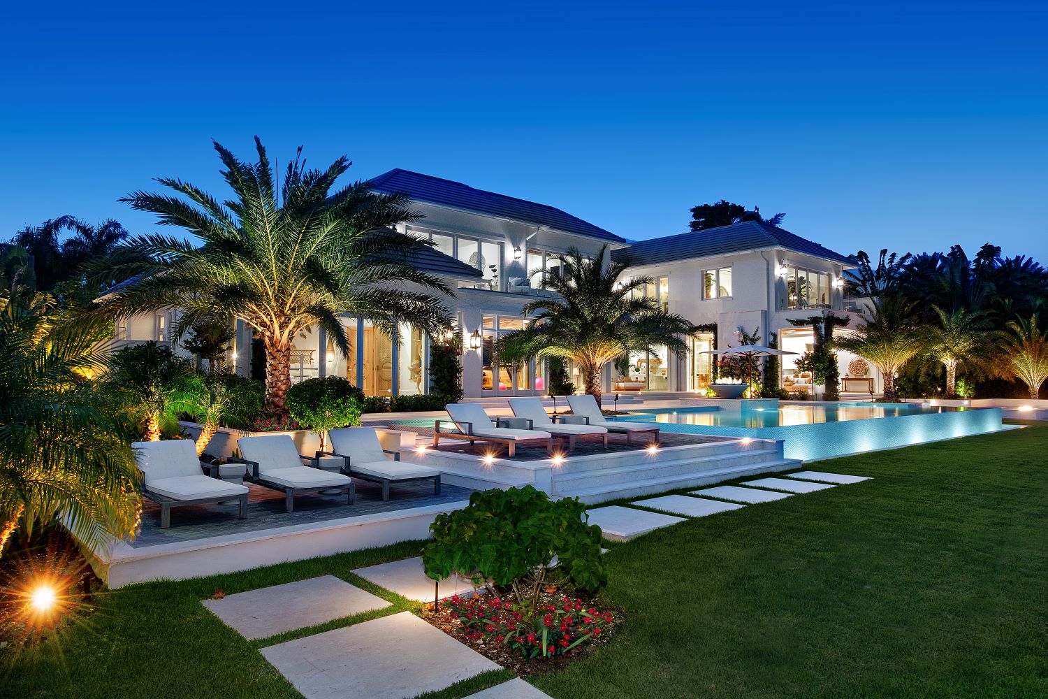 landscape design package including lighting and irrigation system